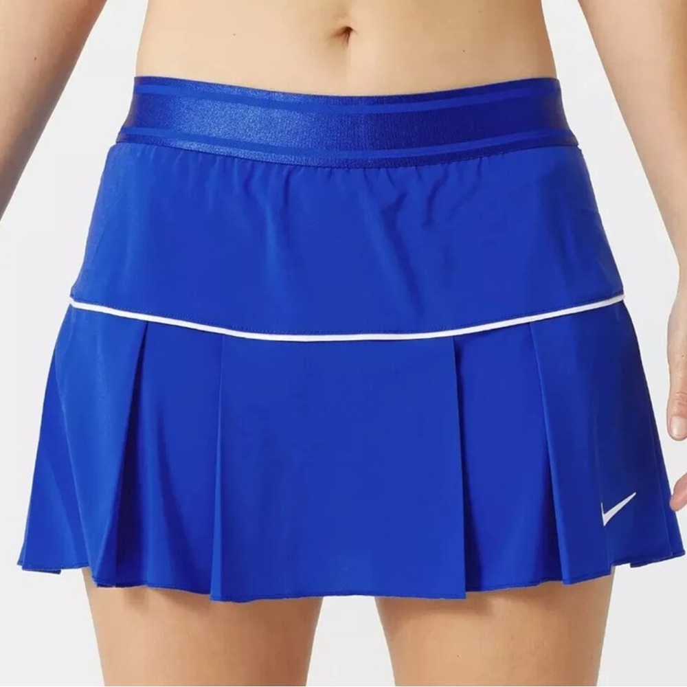 EUC Nike Essential Dri-Fit Victory Founcy Tennis Blue Skort Size XS